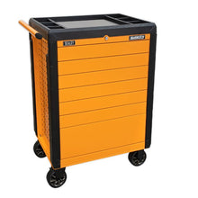 Load image into Gallery viewer, Sealey Rollcab 7 Drawer Push-To-Open Orange

