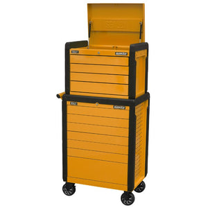Sealey Topchest & Rollcab Combination 11 Drawer Push-To-Open - Orange