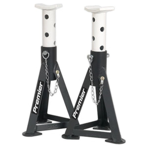 Sealey Axle Stands (Pair) 3 Tonne Capacity per Stand - White