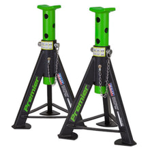 Load image into Gallery viewer, Sealey Axle Stands (Pair) 6 Tonne Capacity per Stand - Green

