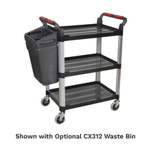 Load image into Gallery viewer, Sealey Workshop Trolley 3-Level Composite - 3 Wall - 750 x 460 x 980mm
