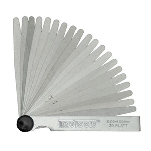 Teng Feeler Gauge 0.05mm to 1mm - 100mm (4") Blades 20pcs