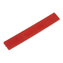Load image into Gallery viewer, Sealey Polypropylene Floor Tile Edge 400 x 60mm Red Male - Pack of 6
