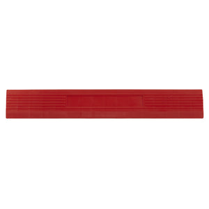Sealey Polypropylene Floor Tile Edge 400 x 60mm Red Male - Pack of 6