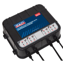 Load image into Gallery viewer, Sealey Four Bank 6/12V 8A (4 x 2A) Auto Maintenance Charger
