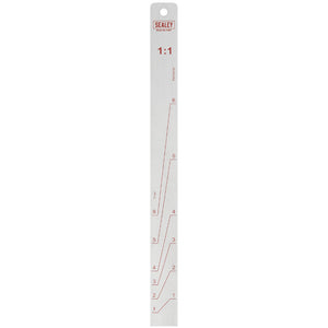 Sealey Aluminium Paint Measuring Stick 1:1/3:1