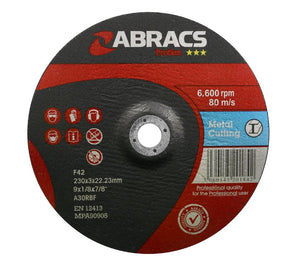 Abracs Proflex Cutting Disc 230mm x 3mm x 22mm DPC Metal