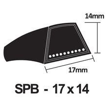 Load image into Gallery viewer, PIX X&#39;Set Wrapped Wedge V-Belt - SPB Section 17 x 14mm (SPB2000 - SPB2790)
