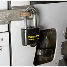 Load image into Gallery viewer, Sealey Steel Body Combination Padlock Long Shackle 62mm
