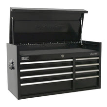 Load image into Gallery viewer, Sealey Topchest 8 Drawer Heavy-Duty Black 1040mm
