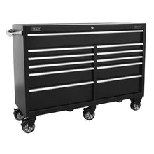 Load image into Gallery viewer, Sealey Rollcab 11 Drawer Heavy-Duty Black 1430mm
