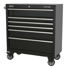 Load image into Gallery viewer, Sealey Rollcab 6 Drawer Heavy-Duty Black 930mm
