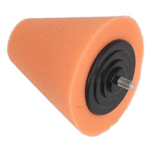 Load image into Gallery viewer, Sealey Buffing &amp; Polishing Foam Cone Orange/Firm
