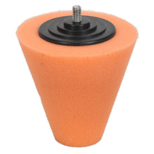 Load image into Gallery viewer, Sealey Buffing &amp; Polishing Foam Cone Orange/Firm
