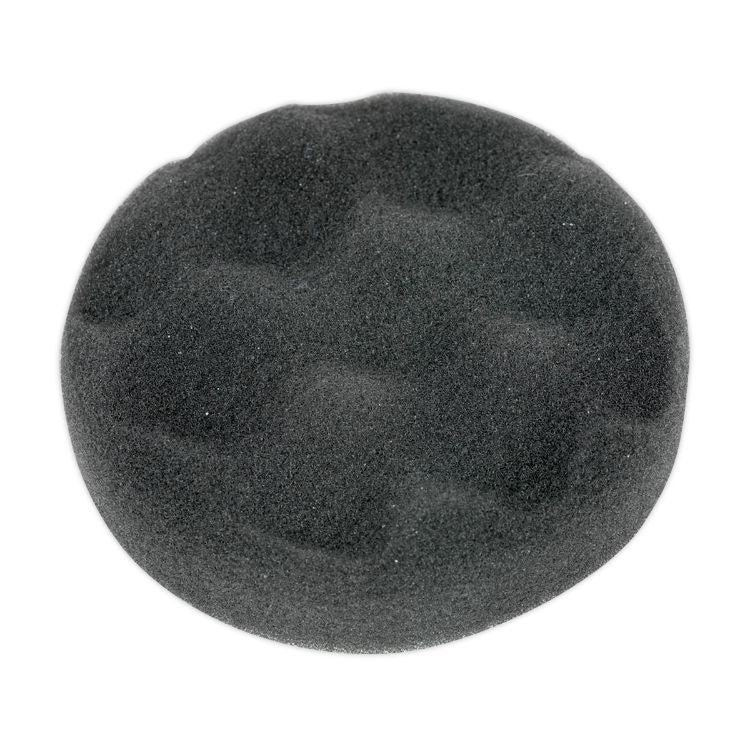 Sealey Buffing & Polishing Foam Head Hook-and-Loop 80 x 25mm Black/Soft