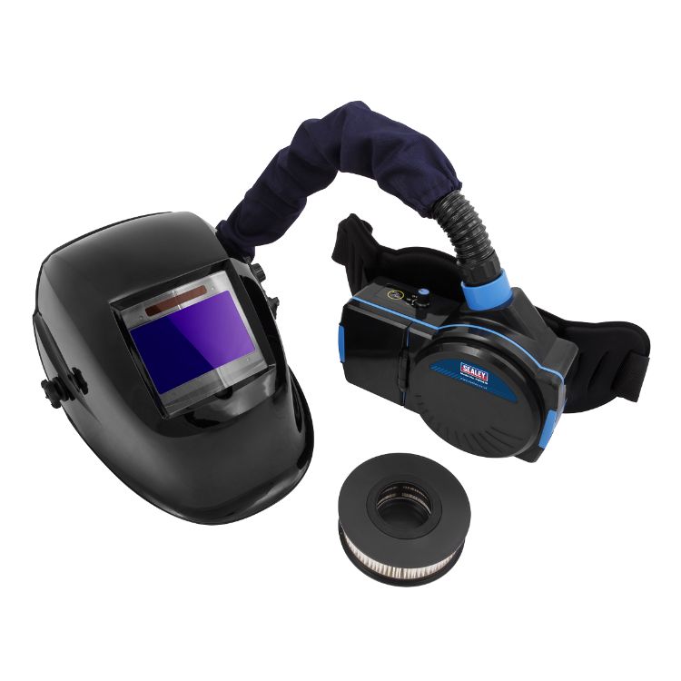 Sealey Welding Helmet, TH1 Powered Air Purifying Respirator (PAPR) Auto Darkening