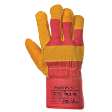 Load image into Gallery viewer, Portwest Fleece Lined Rigger Glove Red A225
