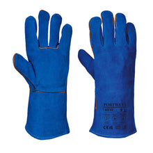 Load image into Gallery viewer, Portwest Welders Gauntlet Blue A510
