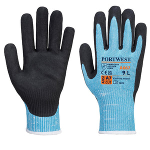 Portwest Claymore AHR Cut Glove Blue/Black A667