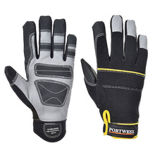 Load image into Gallery viewer, Portwest Tradesman - High Performance Glove Black A710
