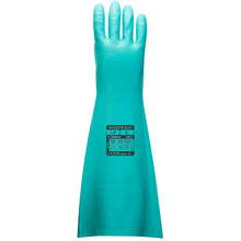 Load image into Gallery viewer, Portwest Extended Length Nitrile Gauntlet Green A813
