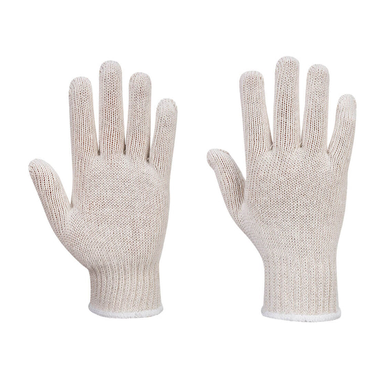 Portwest String Knit Liner Glove White AB030 - Pack of 288 Pairs