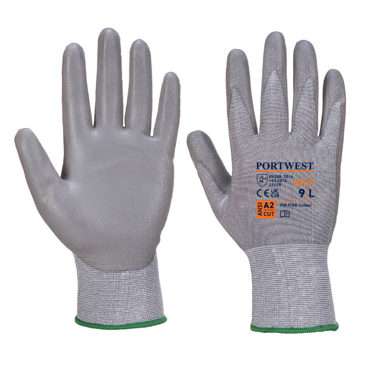 Portwest Senti Cut Lite Glove Black/Grey AP31