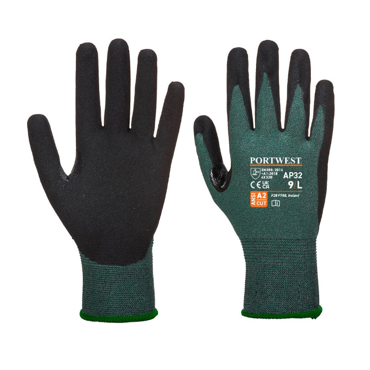 Portwest Dexti Cut Pro Glove Black/Grey AP32