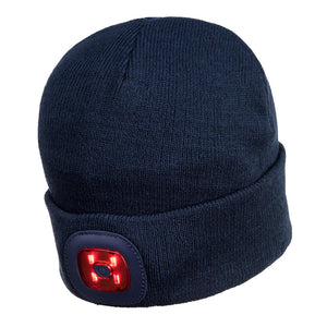 Portwest Rechargeable Twin LED Beanie B028