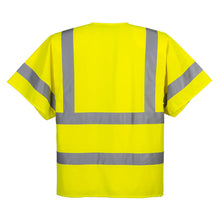 Load image into Gallery viewer, Portwest Hi-Vis Band and Brace Zip Vest S/S Yellow C372
