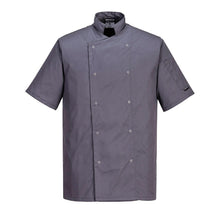 Load image into Gallery viewer, Portwest Cumbria Chefs Jacket S/S C733
