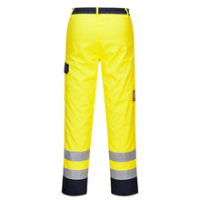 Load image into Gallery viewer, Portwest Bizflame Work Hi-Vis Trousers Yellow FR92
