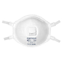 Load image into Gallery viewer, Portwest FFP3 Valved Respirator White P301 - Pack of 10
