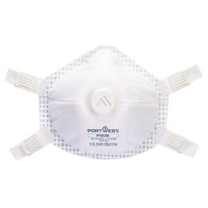 Portwest FFP3 Ultimate Valved Reusable Respirator White P306 - Pack of 5