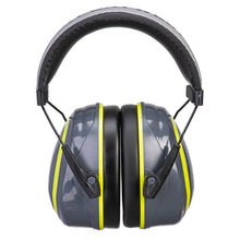 Load image into Gallery viewer, Portwest HV Extreme Ear Defenders Medium Grey/Yellow PW73
