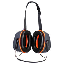 Load image into Gallery viewer, Portwest HV Extreme Ear Defenders Neckband Grey/Orange PW78
