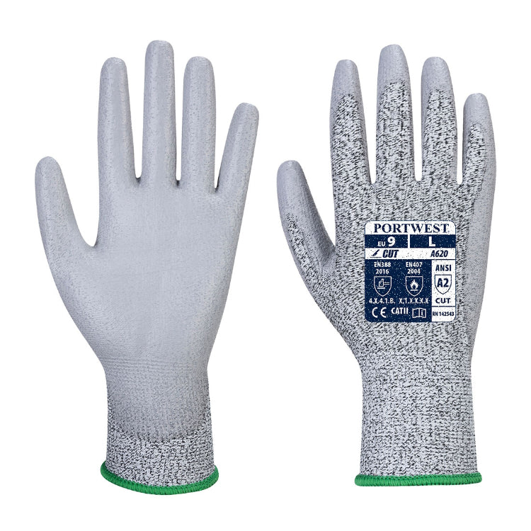 Portwest Vending LR Cut PU Palm Glove Grey VA620
