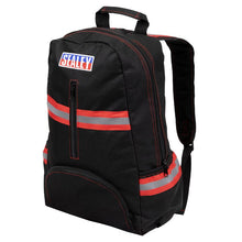Load image into Gallery viewer, Sealey Backpack, Reflective Strips 430mm
