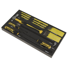 Load image into Gallery viewer, Sealey Tool Tray, Pry Bar, Hammer &amp; Punch Set 23pc (Siegen)

