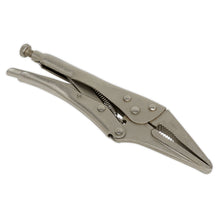 Load image into Gallery viewer, Sealey Locking Pliers Long Nose 225mm (Siegen)
