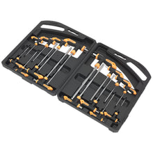 Load image into Gallery viewer, Sealey T-Handle TRX-Star* &amp; Hex Key Set 16pc (Siegen)
