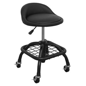 Sealey Creeper Stool Pneumatic, Adjustable Height Swivel Seat & Back Rest (510-650mm)
