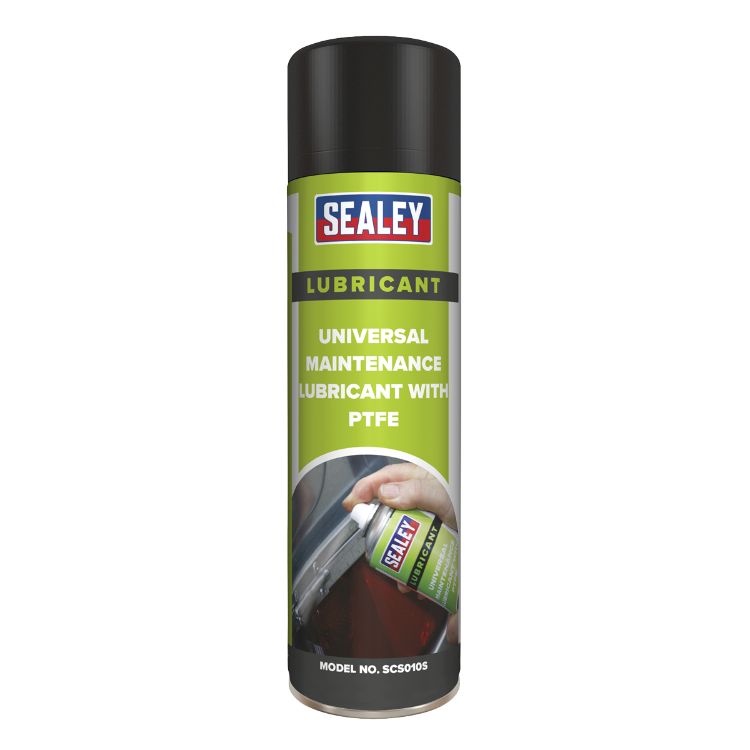 Sealey Universal Maintenance Lubricant, PTFE 500ml - Pack of 6