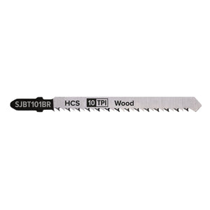 Sealey Jigsaw Blade 100mm - Hard Wood Downward Cut  10tpi - Pack of 5