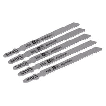 Load image into Gallery viewer, Sealey Jigsaw Blade 100mm - Aluminium  8tpi - Pack of 5

