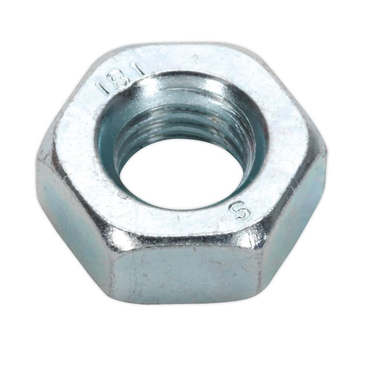 Sealey Steel Nut DIN 934 - M10 Zinc - Pack of 100