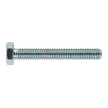 Load image into Gallery viewer, Sealey HT Zinc Setscrew DIN 933 - M10 x 75mm - Grade 8.8 - Pack of 25

