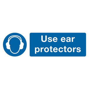Sealey Mandatory Safety Sign - Use Ear Protectors