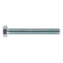 Load image into Gallery viewer, Sealey HT Zinc Setscrew DIN 933 - M12 x 100mm - Grade 8.8 - Pack of 10
