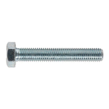Load image into Gallery viewer, Sealey HT Zinc Setscrew DIN 933 - M12 x 75mm - Grade 8.8 - Pack of 10
